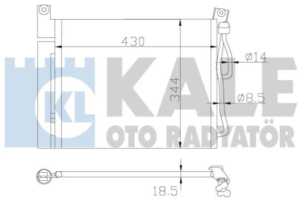 Kale Oto Radiator 391500 Cooler Module 391500