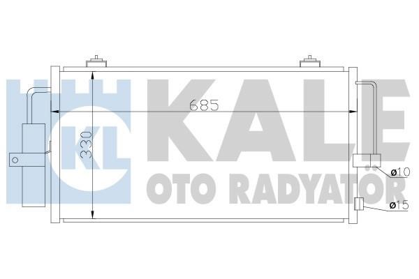 Kale Oto Radiator 389600 Cooler Module 389600