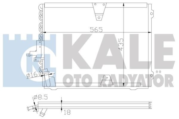Kale Oto Radiator 392700 Cooler Module 392700