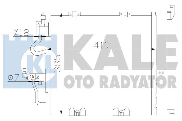 Kale Oto Radiator 393600 Cooler Module 393600