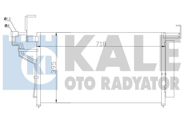 Kale Oto Radiator 343010 Cooler Module 343010