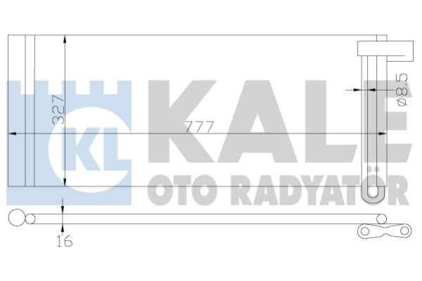 Kale Oto Radiator 343190 Cooler Module 343190