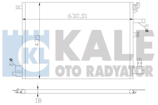 Kale Oto Radiator 394200 Cooler Module 394200
