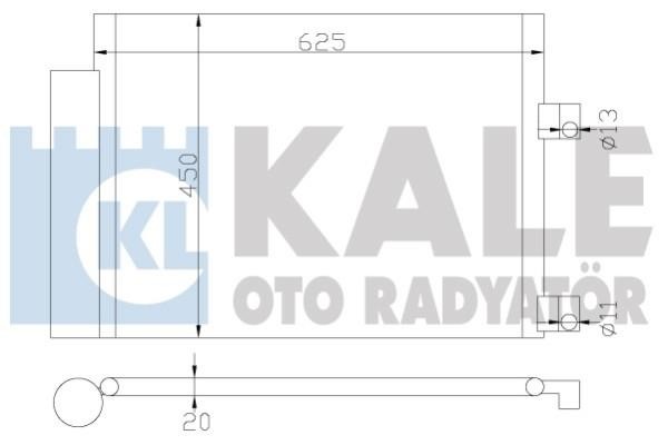 Kale Oto Radiator 377300 Cooler Module 377300