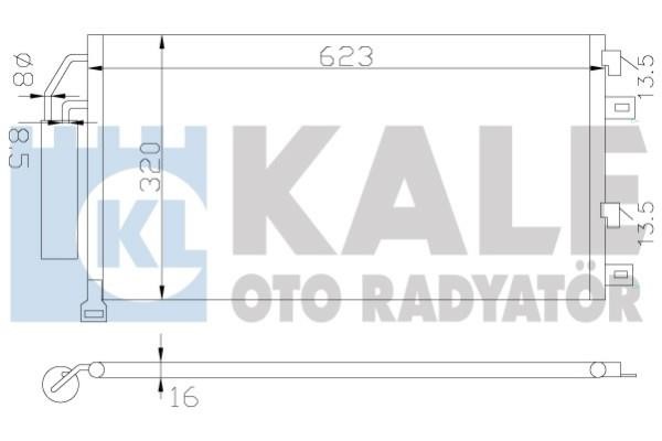 Kale Oto Radiator 384700 Cooler Module 384700