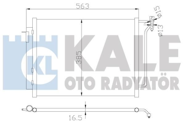 Kale Oto Radiator 390900 Cooler Module 390900
