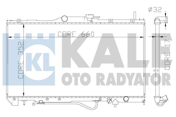 Kale Oto Radiator 342165 Radiator, engine cooling 342165
