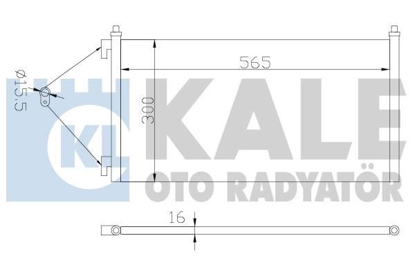 Kale Oto Radiator 378200 Cooler Module 378200