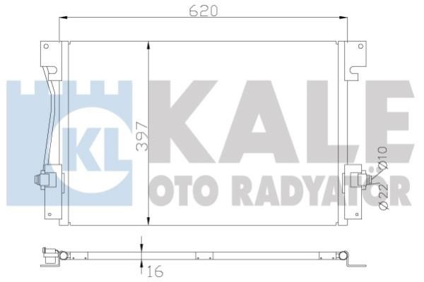 Kale Oto Radiator 394100 Cooler Module 394100
