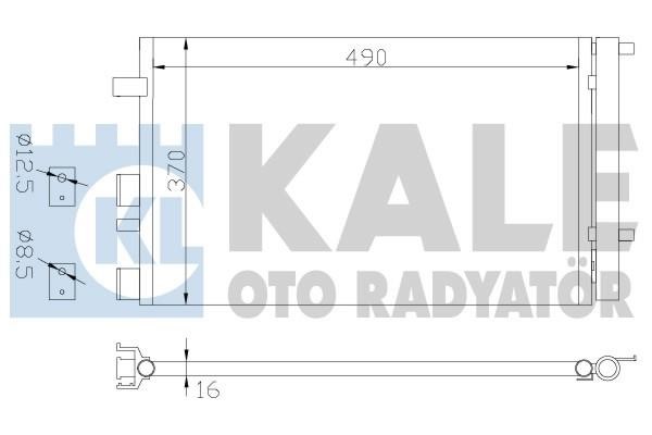 Kale Oto Radiator 386500 Cooler Module 386500