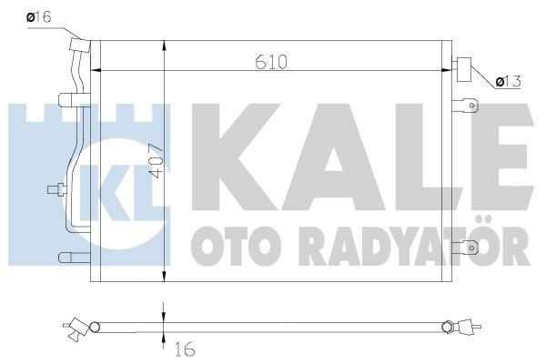 Kale Oto Radiator 375700 Cooler Module 375700