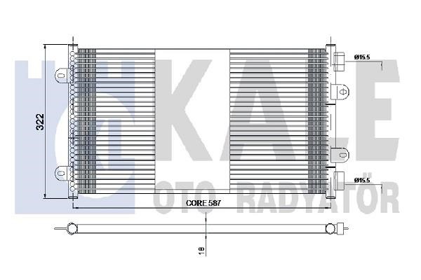 Kale Oto Radiator 350565 Cooler Module 350565