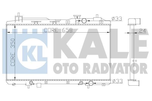Kale Oto Radiator 356800 Radiator, engine cooling 356800