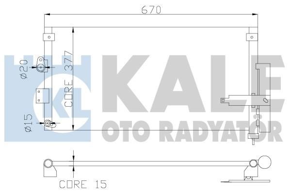 Kale Oto Radiator 386900 Cooler Module 386900
