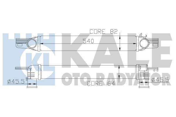 Kale Oto Radiator 344300 Intercooler, charger 344300
