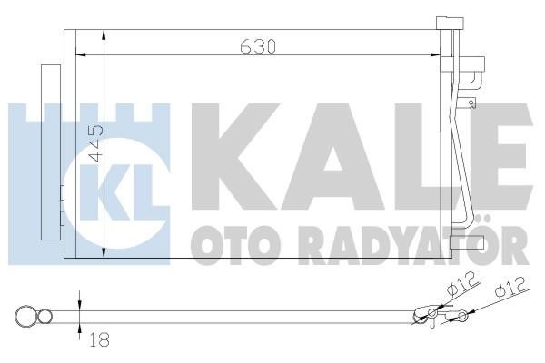 Kale Oto Radiator 343310 Cooler Module 343310