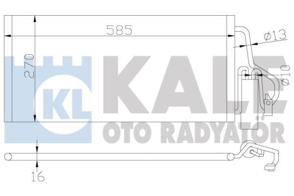 Kale Oto Radiator 342915 Cooler Module 342915