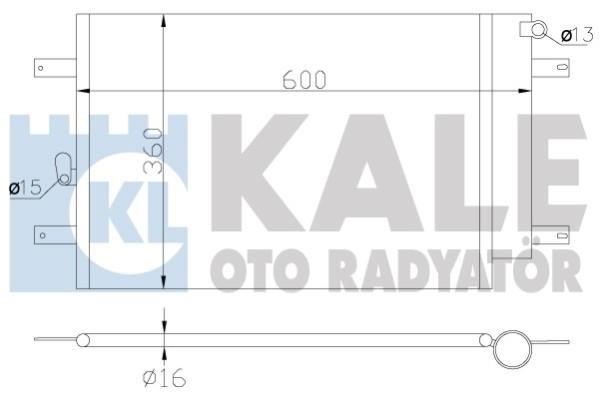 Kale Oto Radiator 375900 Cooler Module 375900