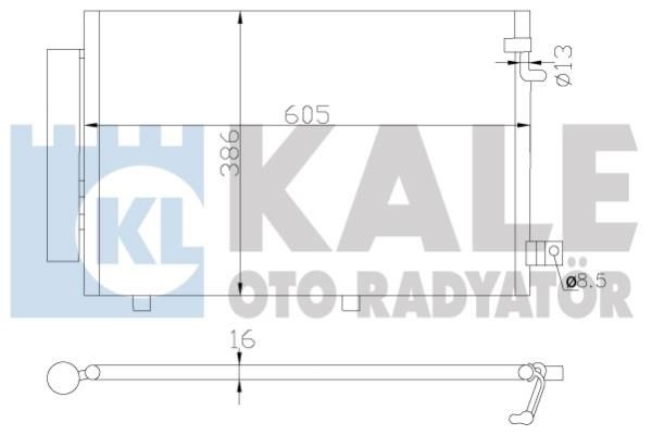 Kale Oto Radiator 342860 Cooler Module 342860