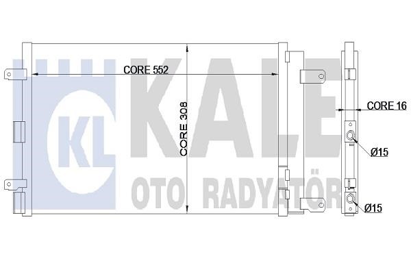 Kale Oto Radiator 345355 Condenser 345355