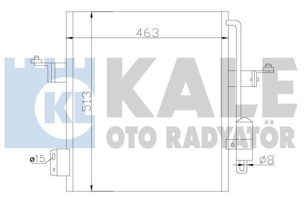 Kale Oto Radiator 393100 Cooler Module 393100