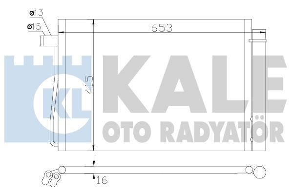 Kale Oto Radiator 343060 Cooler Module 343060