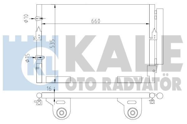 Kale Oto Radiator 342645 Cooler Module 342645