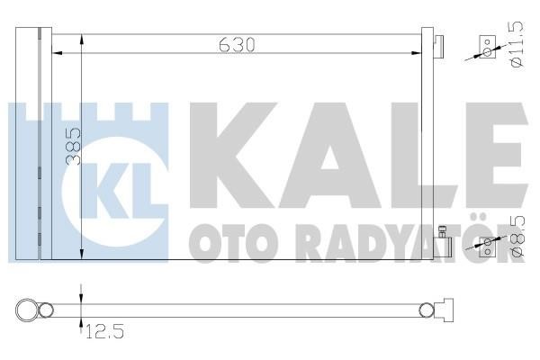 Kale Oto Radiator 342905 Cooler Module 342905