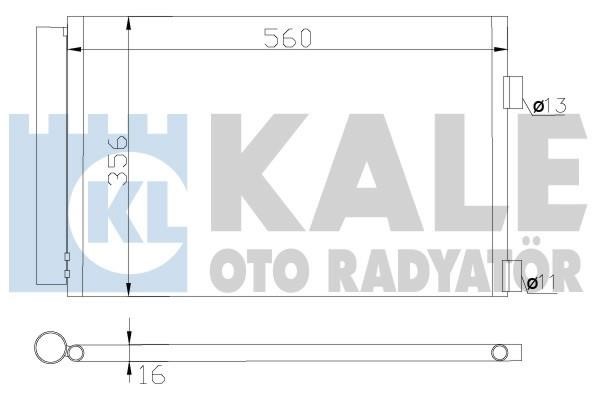Kale Oto Radiator 377900 Cooler Module 377900