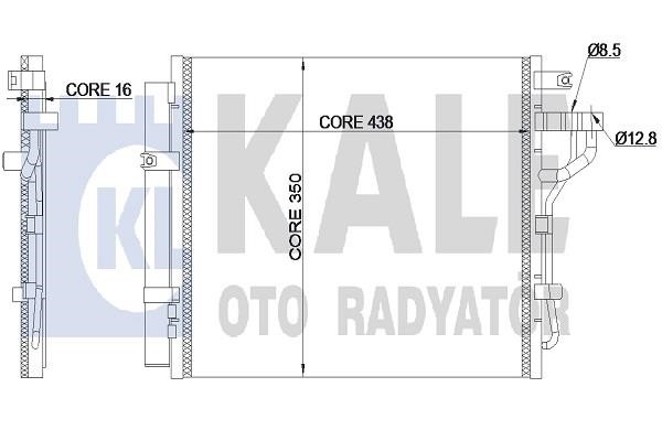 Kale Oto Radiator 343120 Cooler Module 343120