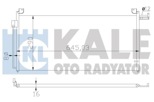 Kale Oto Radiator 387700 Cooler Module 387700