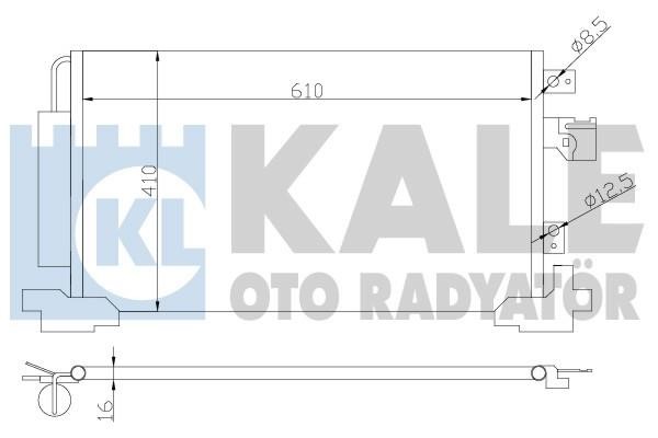 Kale Oto Radiator 381700 Cooler Module 381700
