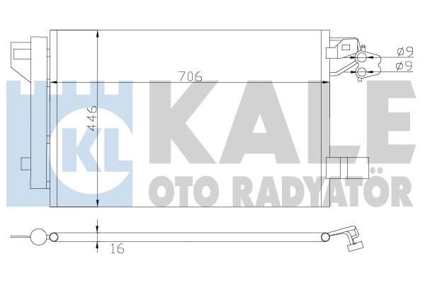 Kale Oto Radiator 342480 Cooler Module 342480