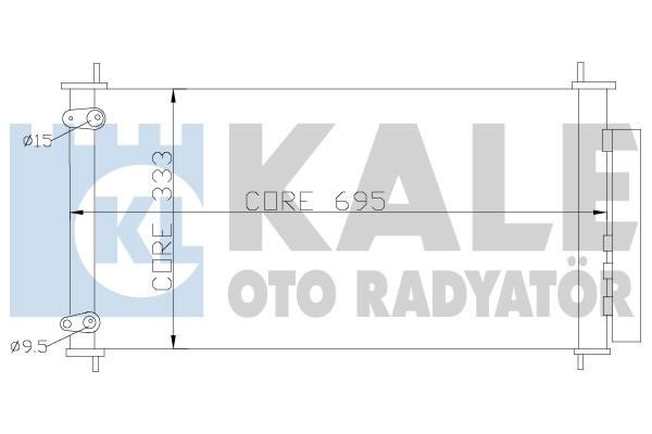 Kale Oto Radiator 383200 Cooler Module 383200