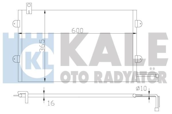 Kale Oto Radiator 342945 Cooler Module 342945