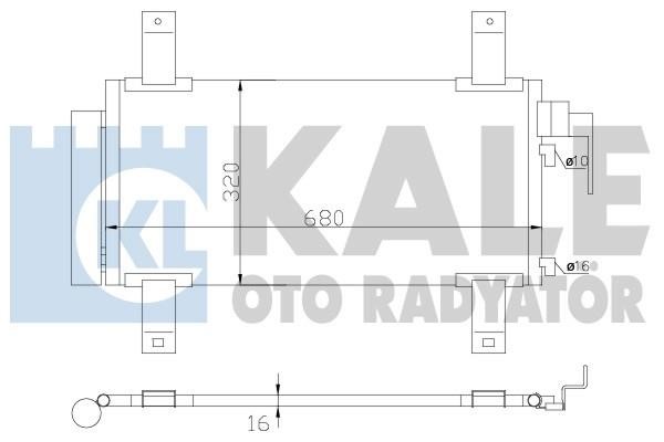 Kale Oto Radiator 392100 Cooler Module 392100