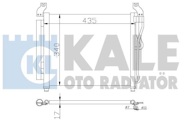 Kale Oto Radiator 380100 Cooler Module 380100