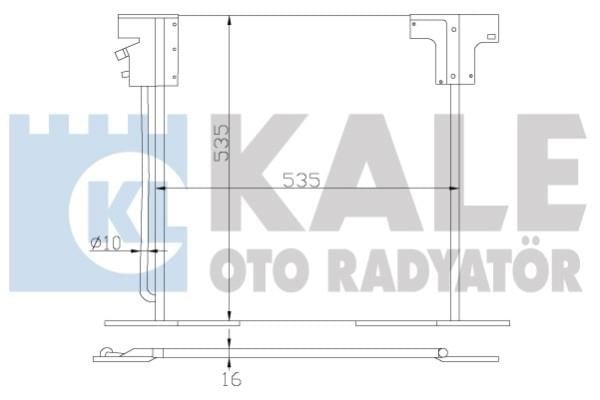 Kale Oto Radiator 381200 Cooler Module 381200