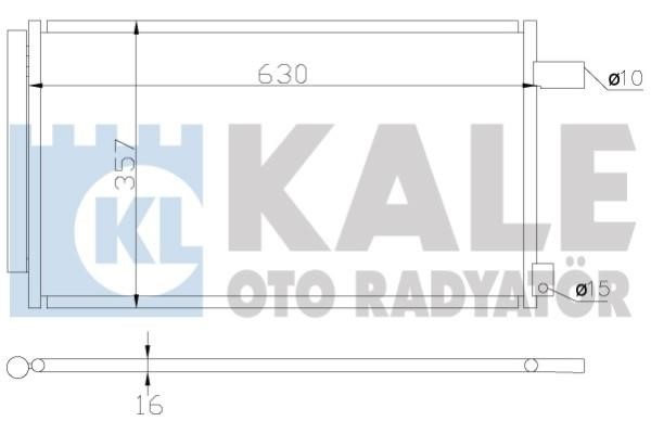 Kale Oto Radiator 393900 Cooler Module 393900