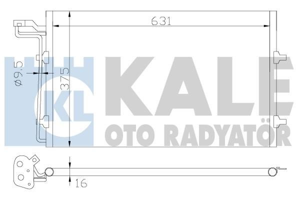 Kale Oto Radiator 343180 Cooler Module 343180