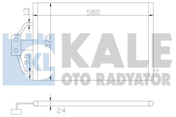 Kale Oto Radiator 344320 Cooler Module 344320