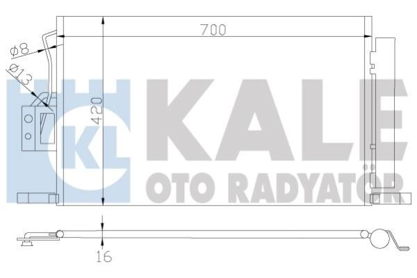 Kale Oto Radiator 379300 Cooler Module 379300