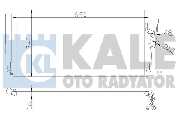 Kale Oto Radiator 387300 Cooler Module 387300