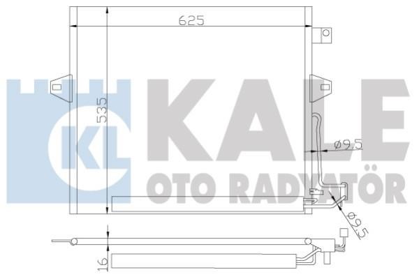 Kale Oto Radiator 342630 Cooler Module 342630