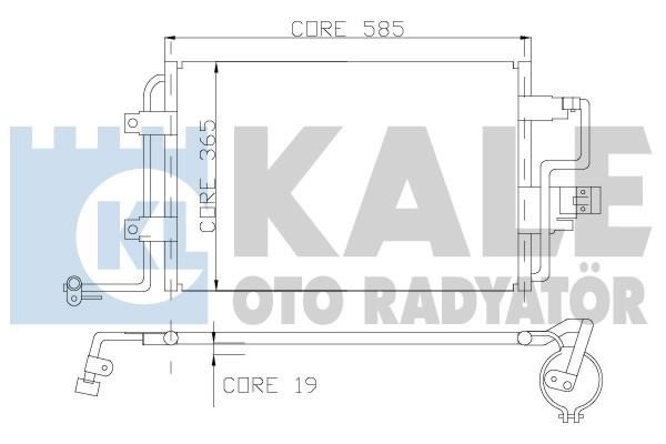 Kale Oto Radiator 390600 Cooler Module 390600