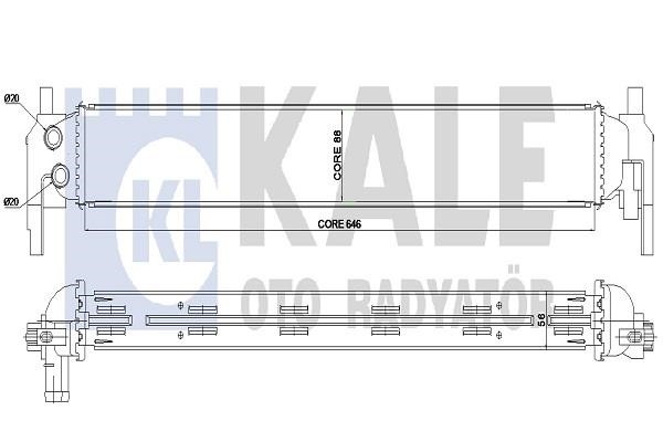 Kale Oto Radiator 344780 Intercooler, charger 344780