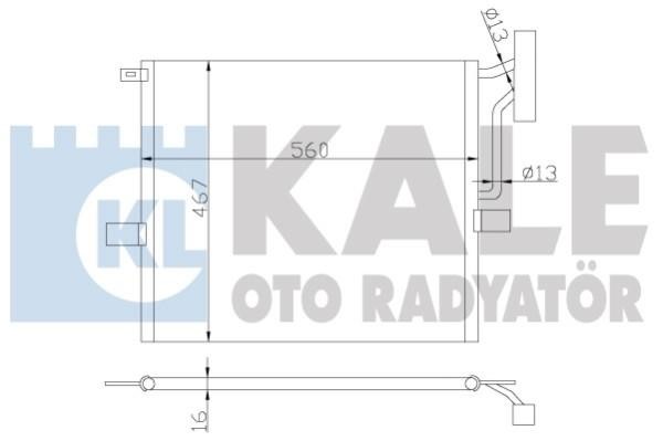 Kale Oto Radiator 384800 Cooler Module 384800