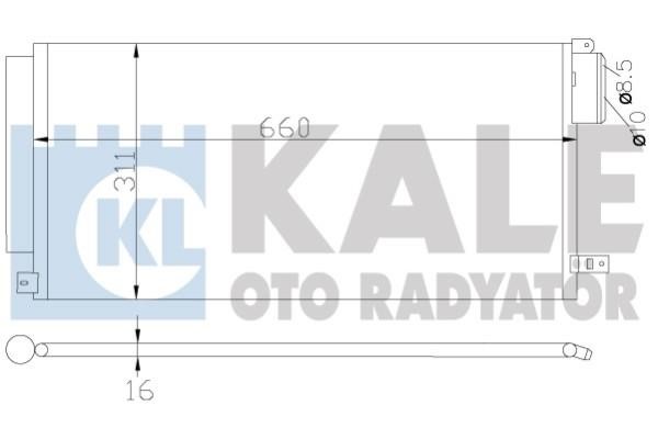 Kale Oto Radiator 389100 Cooler Module 389100