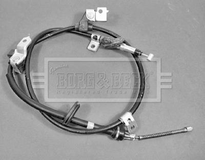Borg & beck BKB1558 Cable Pull, parking brake BKB1558
