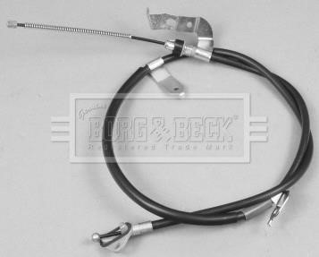 Borg & beck BKB3765 Cable Pull, parking brake BKB3765